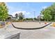 Community sand volleyball court with seating at 2536 Skyland Ne Dr, Atlanta, GA 30319