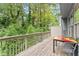 Private deck overlooking a lush wooded area, perfect for outdoor relaxation at 2536 Skyland Ne Dr, Atlanta, GA 30319