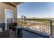 Private balcony offering stunning city views and seating at 3334 Peachtree Ne Rd # 1209 1210, Atlanta, GA 30326
