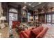 Luxurious library with fireplace and ample bookshelves at 3334 Peachtree Ne Rd # 1209 1210, Atlanta, GA 30326