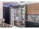 Modern kitchen with built-in Sub-Zero refrigerator at 3334 Peachtree Ne Rd # 1209 1210, Atlanta, GA 30326