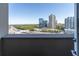 Spacious balcony with breathtaking city skyline views at 3334 Peachtree Ne Rd # 1209 1210, Atlanta, GA 30326