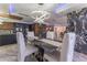 Elegant dining room with marble table and modern chandelier at 3334 Peachtree Ne Rd # 1209 1210, Atlanta, GA 30326