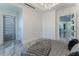 Serene bedroom with a comfy bed, soft furnishings and access to another room at 3334 Peachtree Ne Rd # 1209 1210, Atlanta, GA 30326
