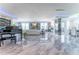 Bright living room with marble floors and modern furniture at 3334 Peachtree Ne Rd # 1209 1210, Atlanta, GA 30326