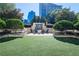 Charming courtyard with fire pit and seating at 3334 Peachtree Ne Rd # 1209 1210, Atlanta, GA 30326