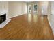 Spacious living room with hardwood floors and fireplace at 20 Pine Canyon Sw Dr # 24, Atlanta, GA 30331