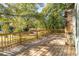 Wooden deck overlooking a wooded area at 2130 Perkerson Mill Rd, Austell, GA 30106