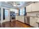 Updated kitchen featuring stainless steel appliances and granite countertops at 2130 Perkerson Mill Rd, Austell, GA 30106