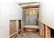 Unfinished basement bathroom with plumbing and tub at 108 Red Branch, Villa Rica, GA 30180