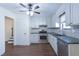 Updated kitchen with stainless steel appliances and granite countertops at 121 Mill Ln, Dallas, GA 30157