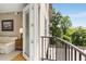 Spacious balcony with scenic treetop views at 2255 Peachtree Rd # 328, Atlanta, GA 30309