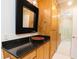 Bathroom with a large vanity, modern fixtures, and lots of cabinet space at 2255 Peachtree Rd # 328, Atlanta, GA 30309
