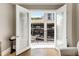Private balcony offering views of the city and surrounding trees at 2255 Peachtree Rd # 328, Atlanta, GA 30309