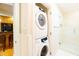 Convenient in-unit laundry with stackable washer and dryer at 2255 Peachtree Rd # 328, Atlanta, GA 30309