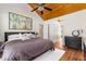 Spacious main bedroom with hardwood floors and high ceilings at 1880 Vesta Ave, Atlanta, GA 30337