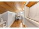 Bright bedroom with wood ceiling and built-in seating at 1880 Vesta Ave, Atlanta, GA 30337