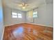 Bright bedroom with hardwood floors and large windows at 3801 Orchard Se Rd, Smyrna, GA 30080