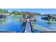 Expansive private boat dock with multiple slips at 6308 Woodlake Dr, Buford, GA 30518