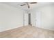 Spacious bedroom with neutral walls and ceiling fan at 3589 Orchard Cir, Decatur, GA 30032