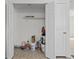 Functional laundry room with built-in shelving and ample storage space at 3589 Orchard Cir, Decatur, GA 30032