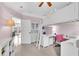 Bright bedroom with built-in loft bed, desk, and storage at 3637 Habersham Nw Rd # 46, Atlanta, GA 30305