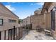 Private balcony with seating area and city views at 3637 Habersham Nw Rd # 46, Atlanta, GA 30305