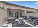 Private rooftop deck with comfortable seating and dining area at 3637 Habersham Nw Rd # 46, Atlanta, GA 30305