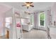 Charming bedroom with built-in loft bed and workspace at 3637 Habersham Nw Rd # 46, Atlanta, GA 30305