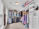 Spacious walk-in closet with ample shelving and hanging space at 3637 Habersham Nw Rd # 46, Atlanta, GA 30305
