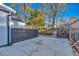 Concrete parking area with gate and side yard access at 369 Bell Se St, Marietta, GA 30060
