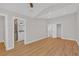 Spacious bedroom with hardwood floors and en-suite bathroom at 369 Bell Se St, Marietta, GA 30060