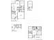 Two-story floor plan with 4 bedrooms, 3 baths, and a 2-car garage at 3864 Kastler Dr, South Fulton, GA 30349