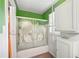 Bathroom with shower/tub and swan design at 1955 Spink Nw St, Atlanta, GA 30318