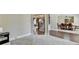 View of a home's interior, showcasing the open floor plan and hardwood floors at 3191 Lake Mcginnis Dr, Suwanee, GA 30024