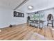 Farmhouse-style dining room with wooden table, hardwood floors, and western decor at 198 Oak Hill Cir, Canton, GA 30114