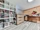 Well-organized craft room with ample storage and wood-paneled wall at 198 Oak Hill Cir, Canton, GA 30114