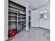 Inviting entryway with built-in shelving and a door to the backyard at 198 Oak Hill Cir, Canton, GA 30114