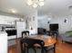 Bright dining area with a round table and four chairs near kitchen at 253 Gallant Se # 17, Mableton, GA 30126