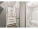 Staircase leading to upper level with bathroom view at 2396 Abner Nw Pl, Atlanta, GA 30318