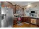 Well-equipped kitchen with ample cabinetry and a breakfast bar at 911 Mcduffie Cir, Douglasville, GA 30134
