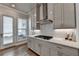 Modern kitchen with gas cooktop and stainless steel appliances at 4627 Molder Dr, Buford, GA 30518