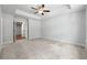 Spacious bedroom with carpet and ceiling fan at 118 Briargate Dr, Johns Creek, GA 30097