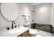 Modern bathroom with walk-in shower at 1121 Allene Sw Ave # 301, Atlanta, GA 30310