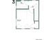 Upper floor plan with a large bedroom, bathroom, and hall at 1121 Allene Sw Ave # 301, Atlanta, GA 30310