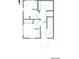Two-story home floor plan featuring two bedrooms, a bathroom, and an open living and dining space at 1121 Allene Sw Ave # 301, Atlanta, GA 30310