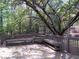 Deck with built in benches and tree shade at 5335 Saville Nw Dr, Acworth, GA 30101