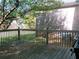 Wooden deck with railings overlooking the backyard at 5335 Saville Nw Dr, Acworth, GA 30101