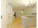 Open kitchen with island and breakfast bar at 5335 Saville Nw Dr, Acworth, GA 30101