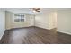 Bright living room featuring hardwood floors and access to backyard at 3881 Nations Dr, Douglasville, GA 30135
